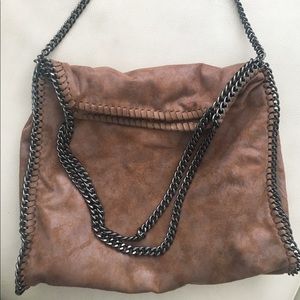 Stella McCartney look alike foldover tote bag